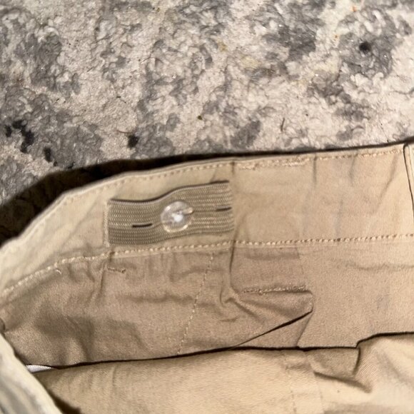 Tan Khaki Zip Up Mini Skirt - Picture 7 of 8